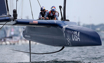 italy sail grand prix nella prima giornata taranto testa testa tra usa japan sailgp team