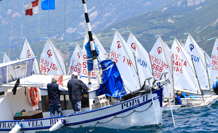 riva del garda optimist ad alessandro maria ricci lisa vucetti la youth centenary regatta