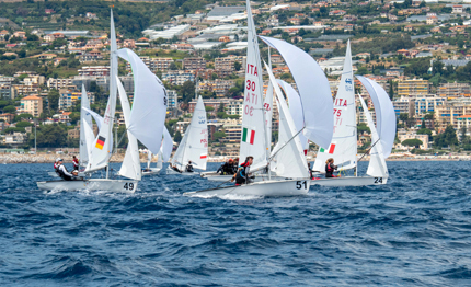 sanremo verso la conclusione il 470 world junior championship