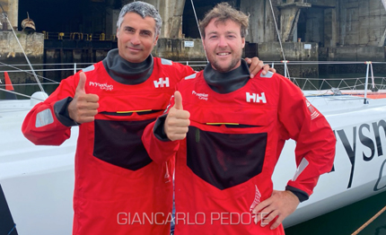 pedote fastnet jacques vabre in coppia con martin le pape