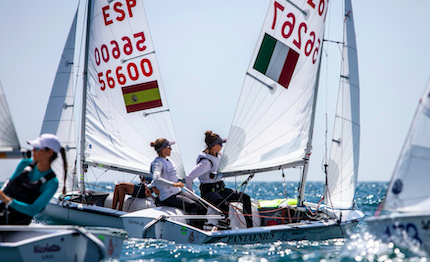 quinta giornata al campionato europeo under 19 classi 420 470