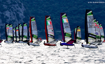 spettacolo con gli waszp european games di arco