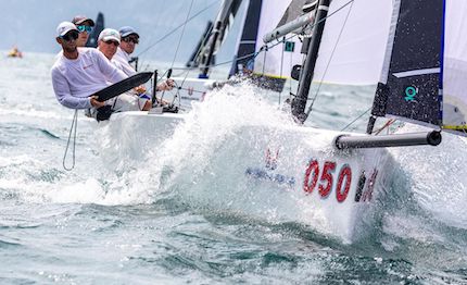 melges world league villasimius si mostra subito al meglio raya in vetta al ranking