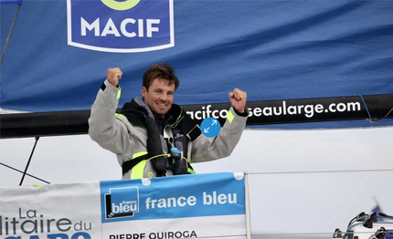 solitaire du figaro pierre quiroga fa sua la 2a tappa