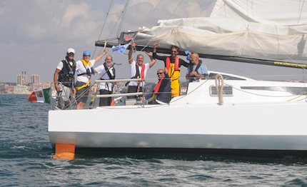 roma giraglia line honours per eco 40 ma la regata va loli fast