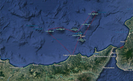 round aeolian race partenza il 30 settembre