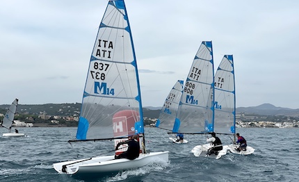 melges 14 eurocup un solo leader nella prima giornata