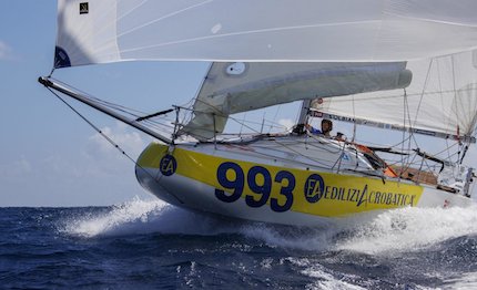 alberto riva secondo alla mini transat