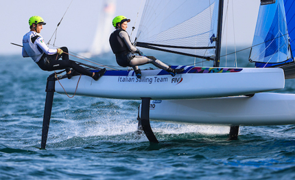 oman mondiali 49er nacra 17 bene gli italiani