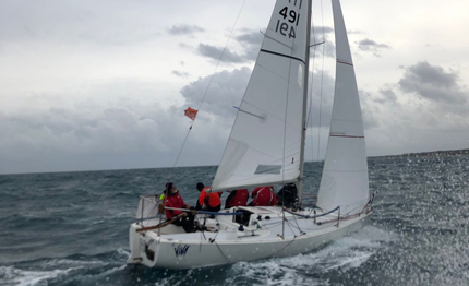giornata dura al campionato invernale di pi 249 vela per tutti