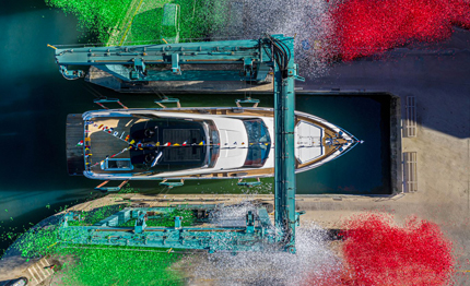 il cantiere di cattolica vara ferretti yachts 780 club la numero