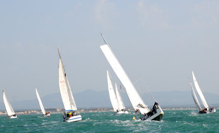 fiumicino fine settimana di vela per il campionato invernale di roma