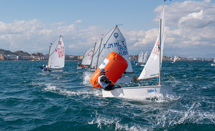 optimist crotone in testa erik scheidt div filippo noto div