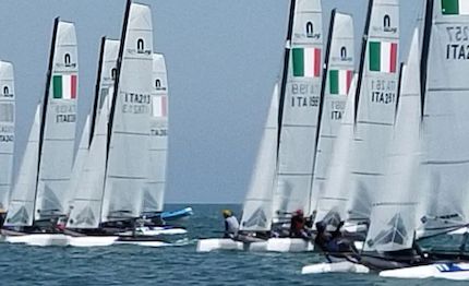 nacra 15 ultima giornata di regate pescara