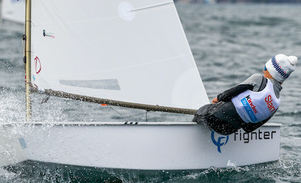 optimist super erik scheidt malcesine