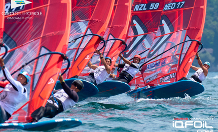 torbole concluse le qualifiche degli europei iqfoil