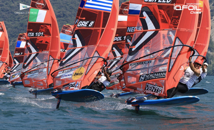 campionato europeo iqfoil le gold fleet regalano emozioni