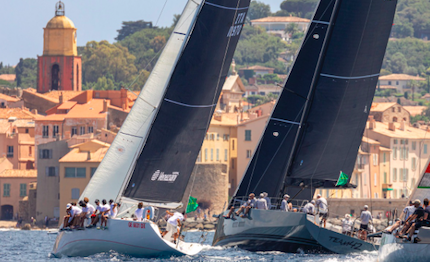 giraglia secondo giorno di regate costiere nel golfo di saint tropez