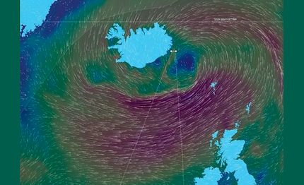 un mostro meteomarino sulla vend 233 artique