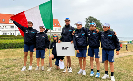 europei optimist inizia bene artur brighenti cn bardolino