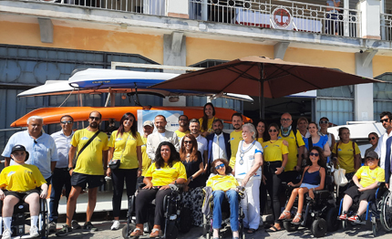 napoli un progetto di velaterapia per malati di sla sma distrofie muscolari