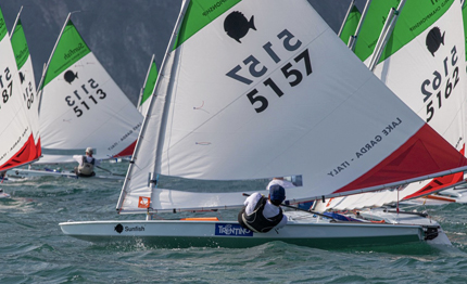 mondiali sunfish torbole per 249 in testa dopo tre regate