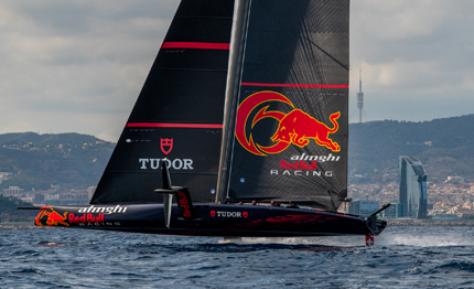 america cup primi veri passi di alinghi