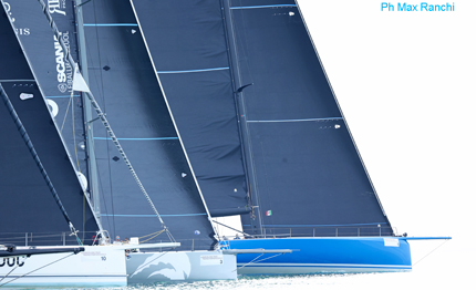 la bonaccia ferma la prima prova della barcolana maxi trofeo portopiccolo