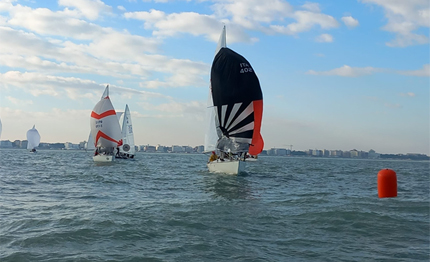 invernale cervia la 1a manche va al j24 joanna di fabrizio dallacasa
