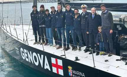 con team genova italia in punta di piedi the ocean race