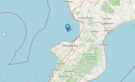 calabria terremoto in mare nel golfo di sant eufemia