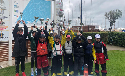 optimist dominio delle squadre del lago di garda alla 37a edizione della spring cup