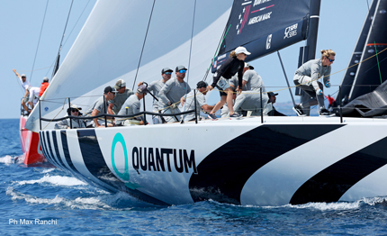 52 super series scarlino una sola prova con il timbro di quantum