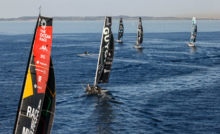the ocean race 10 barche salutano aarhus si dirigono verso aia