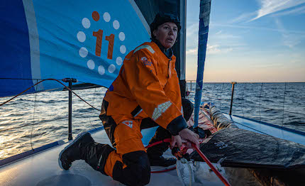 the ocean race tutti insieme nel mare del nord