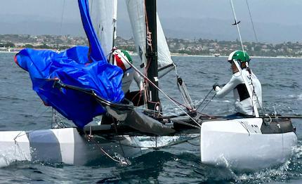 nacra 15 alessandro carolina vargiu vincono cagliari