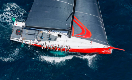 il tp52 red bandit 232 il vincitore della rolex giraglia 2023