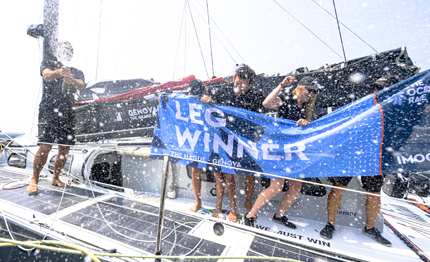 the ocean race team malizia vince la tappa di genova