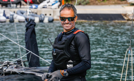 foiling week alla partenza anche franck cammas