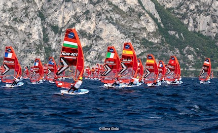 europei giovanili iqfoil oggi le medal series torbole
