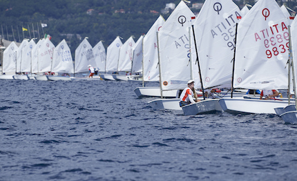 optimist trieste doppia vittoria per pietro lucchesi coppa aico crazy race