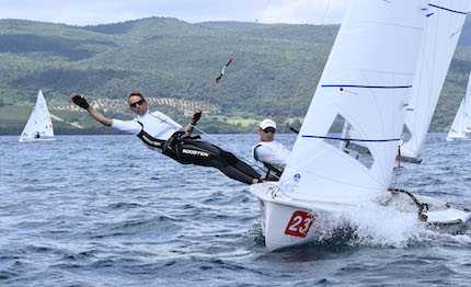 bracciano 470 in pieno svolgimento european trophy