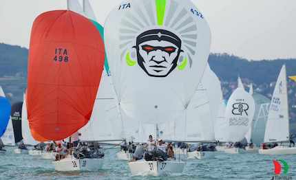 conclusa la prima giornata di regate del j24 european championship 2023