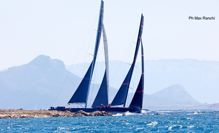 porto cervo maxi giornata impegnativa con il grecale