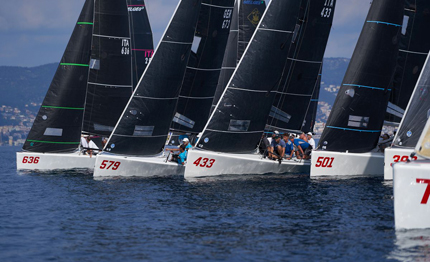 primo week end di regate alla settimana velica internazionale dello yacht club adriaco