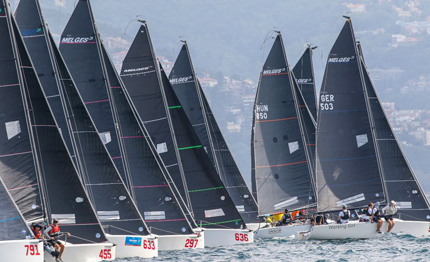 trieste spettacolo melges 24 alla settimana velica internazionale