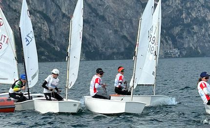 trofeo optimist italia oggi due regate riva del garda