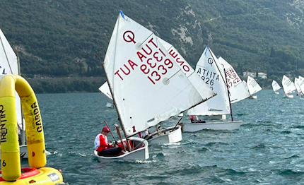 trofeo optimist italia in testa la svizzera lena miller div villiams osipovs div