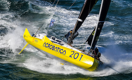 transat jacque vabre volo poco acrobatico per alberto riva il ginocchio fa crack