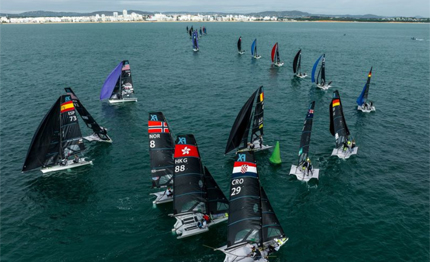 vilamoura portogallo partito europeo nacra 17 49er 49erfx